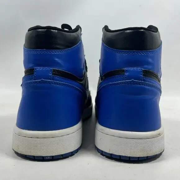 NIKE Air Jordan 1 Retro High OG Sneakers Mens 13 555088-040 Black Royal Blue NIKE Air Jordan 1 Retro High OG Sneakers Mens 13 555088-040  main image 4
